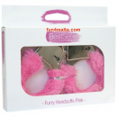 Furry Handcuffs, pink - Price Cut -
