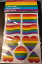 Temporary Rainbow Tattoos