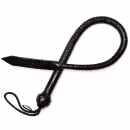 Leather Whip FR-118, black